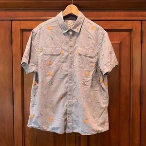 Short sleeve button down